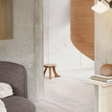 Tabouret Foot Stool en Châtaignier Massif - bois clair - Maison Caldeira