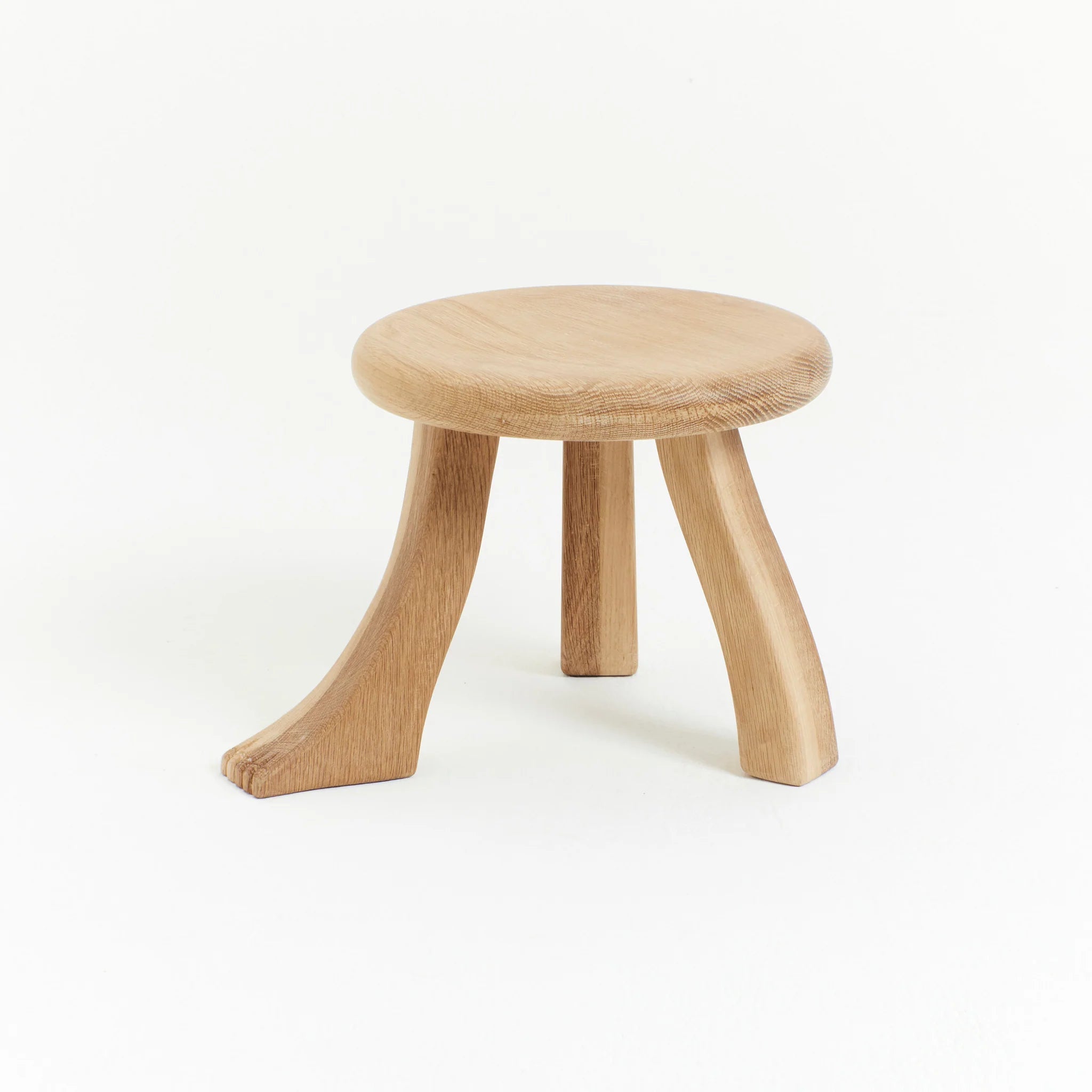 Tabouret Foot Stool en Châtaignier Massif - bois clair - Maison Caldeira
