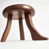 Tabouret Foot Stool en Châtaignier Massif - foncé - Maison Caldeira