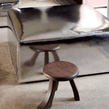 Tabouret Foot Stool en Châtaignier Massif - foncé - Maison Caldeira