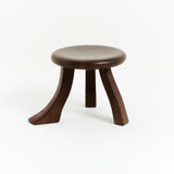 Tabouret Foot Stool en Châtaignier Massif - foncé - Maison Caldeira