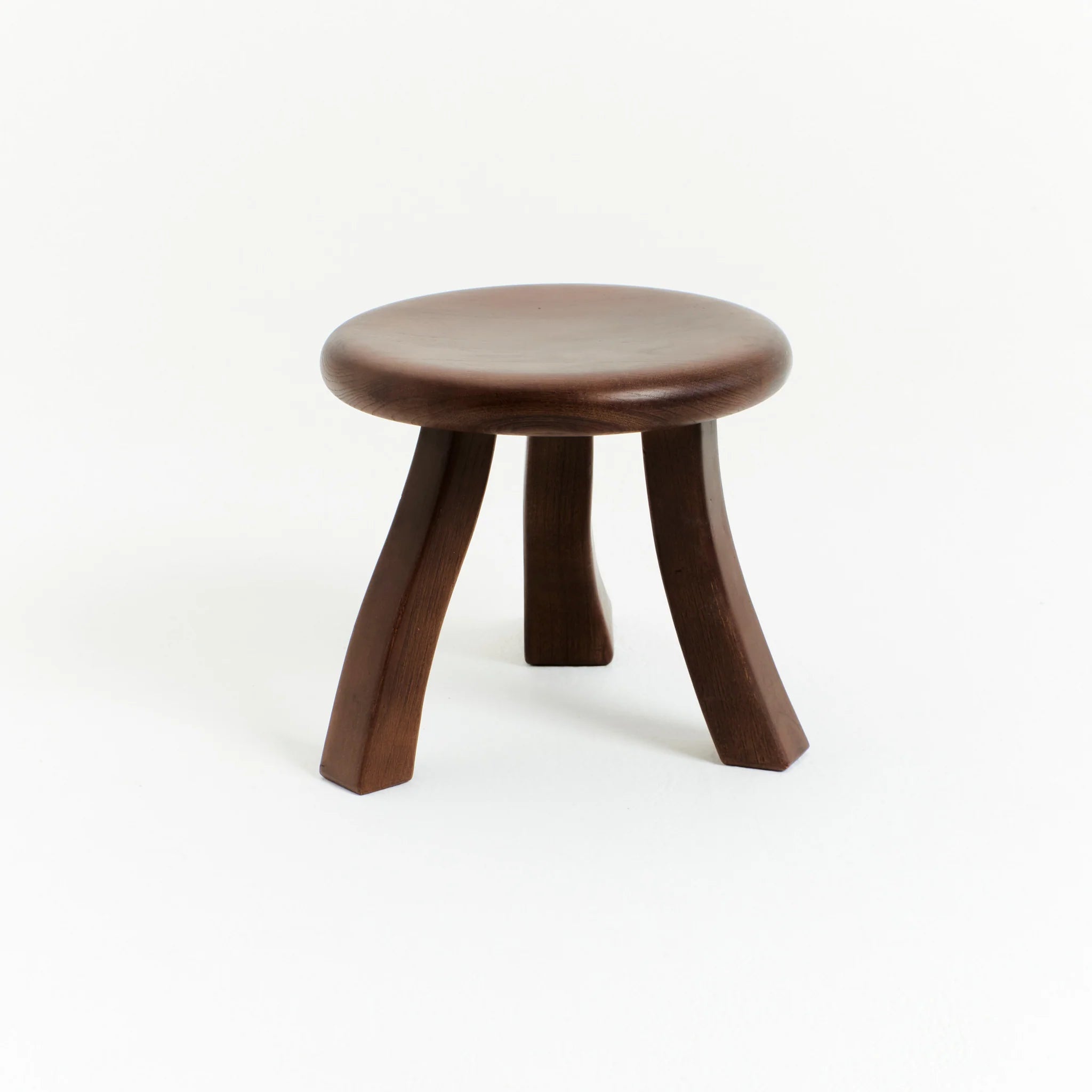 Tabouret Foot Stool en Châtaignier Massif - foncé - Maison Caldeira
