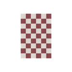 Tapis "Chess Wool" Burgundy - Maison Caldeira