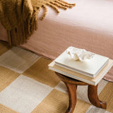 Tapis "Chess Wool" Harvest Yellow - Maison Caldeira