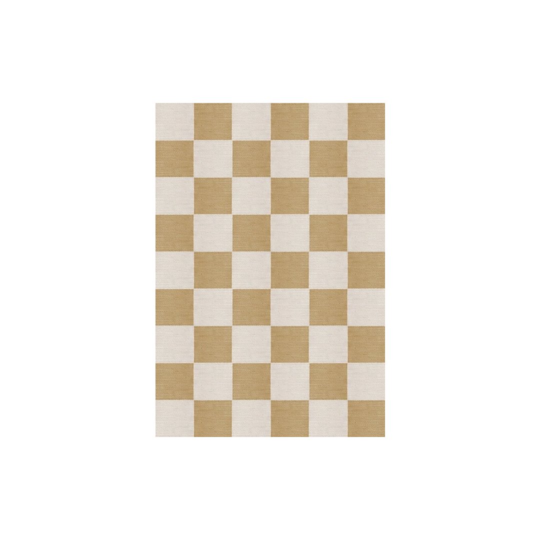 Tapis "Chess Wool" Harvest Yellow - Maison Caldeira
