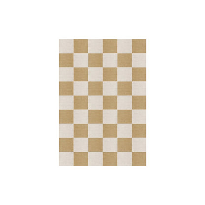 Tapis Chess Wool - Jaune - Layered - Scandinave - Maison Caldeira