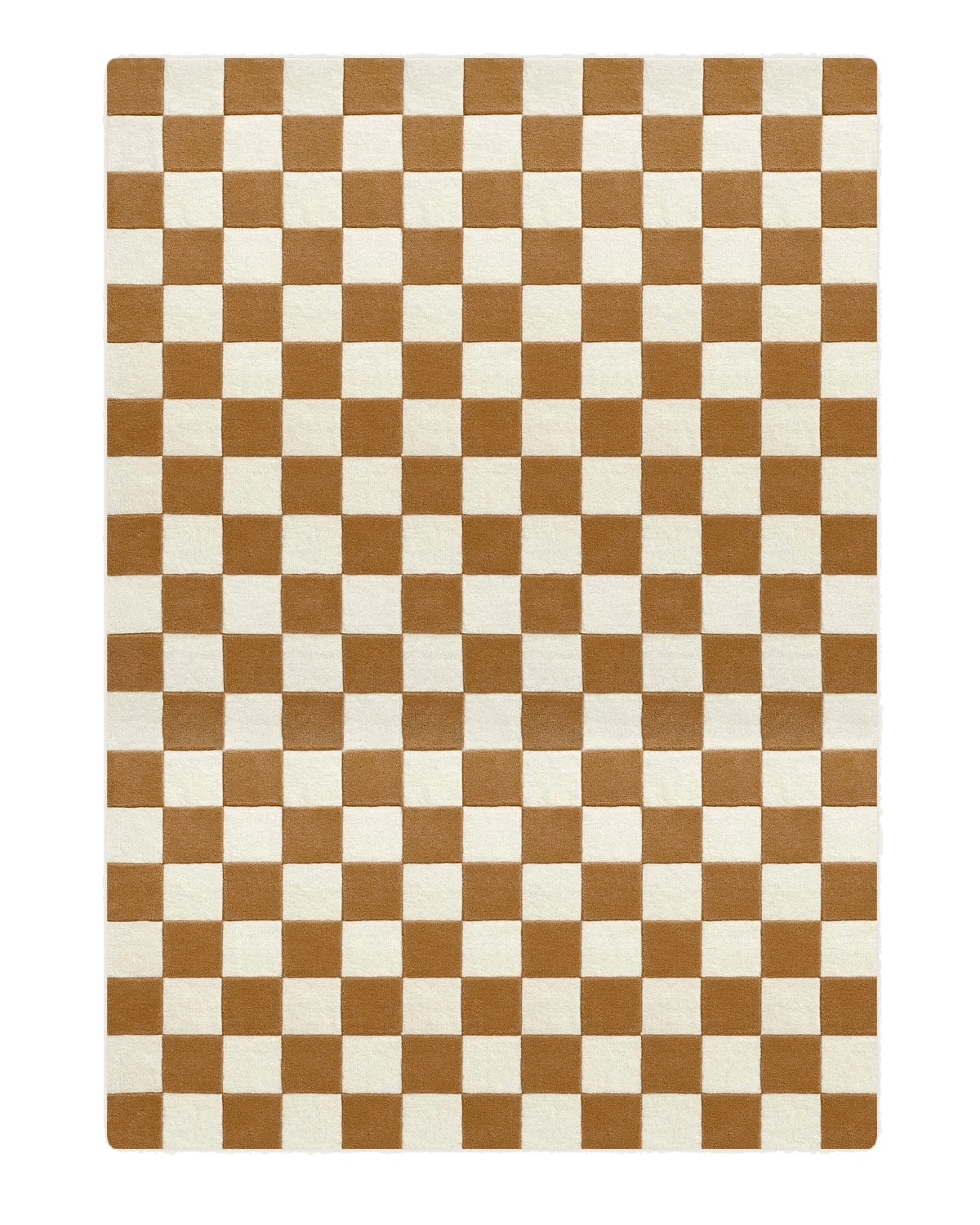 Tapis Damier Terra 170 x 240 cm - Maison Caldeira