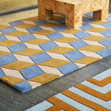 Tapis Illusion - Bleu - Maison Caldeira