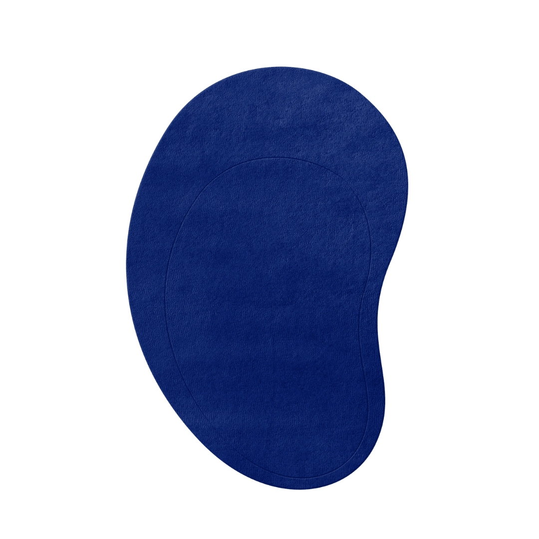 Tapis Résidue - Bleu Cobalt - Maison Caldeira