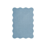 Tapis "Scallop" Light Blue - Maison Caldeira