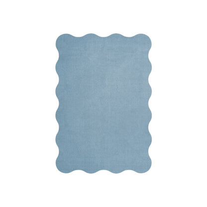 Tapis Scallop - Bleu ciel - Layered - Scandinave - Maison Caldeira