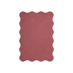 Tapis "Scallop" Rosewood Red - Maison Caldeira