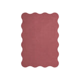 Tapis "Scallop" Rosewood Red - Maison Caldeira