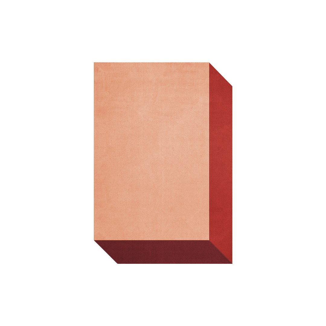 Tapis "Tekla Box" Corals - Maison Caldeira