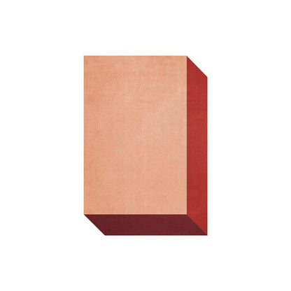 Tapis Teklan Box - Corail - Layered - Scandinave - Maison Caldeira