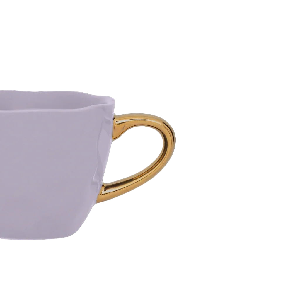 Tasse à expresso "Bon matin" Lila - Caldeira