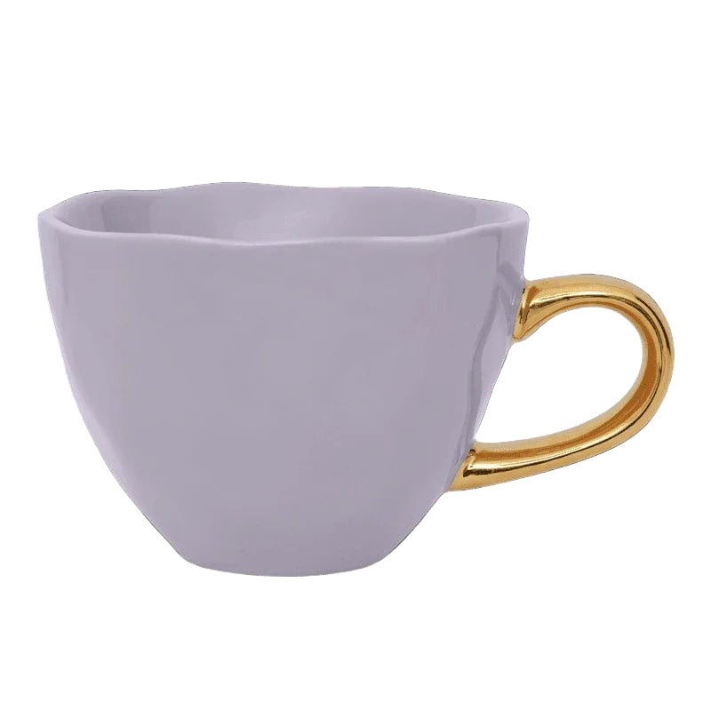 Tasse Bonjour Cappuccino / Thé Ø11 cm - Lila (lot de 4) - Caldeira