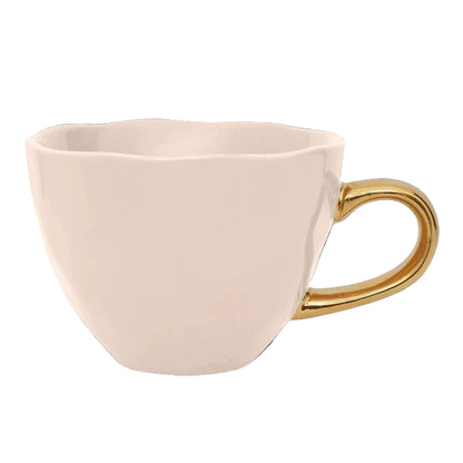 Tasse Bonjour Cappuccino / Thé Ø11 cm - Vieux Rose (lot de 4) - Caldeira