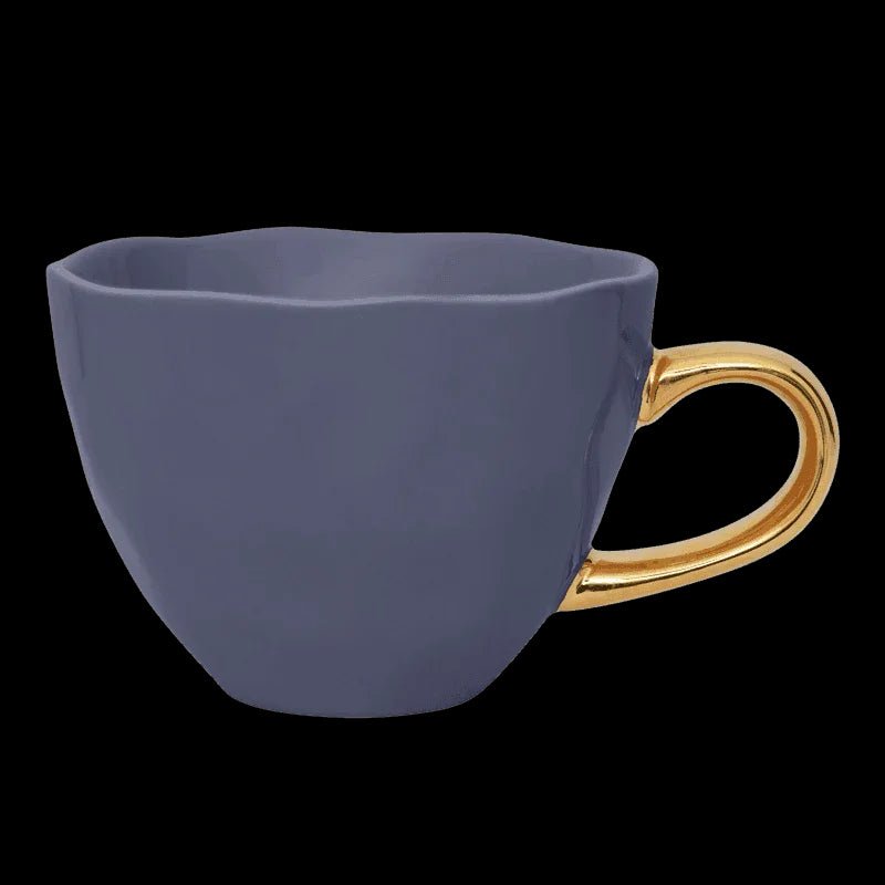 Tasse Bonjour Cappuccino / Thé Ø11 cm - Violet Bleu (lot de 4) - Caldeira