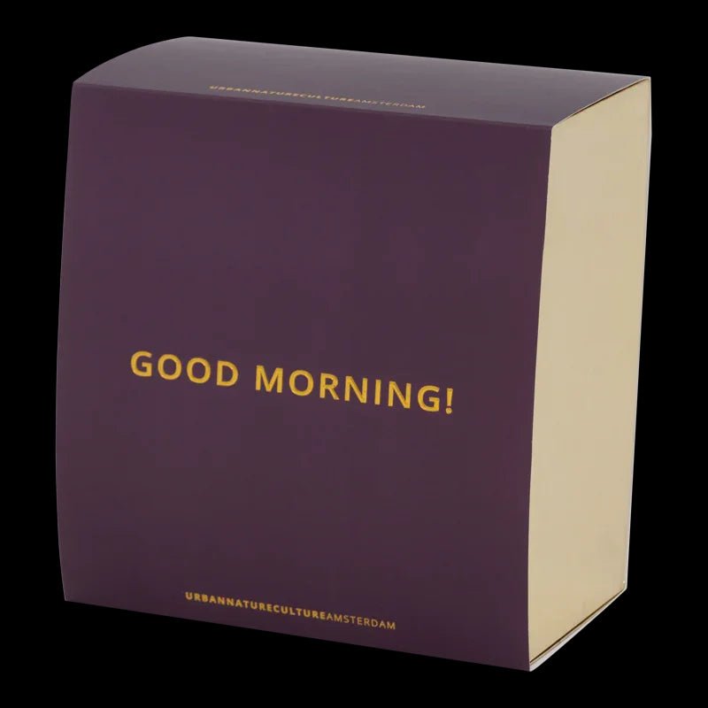 Tasse Bonjour Cappuccino/Thé et Assiette Papaye/Vieux Rose, ensemble de 4, dans un coffret cadeau - Caldeira