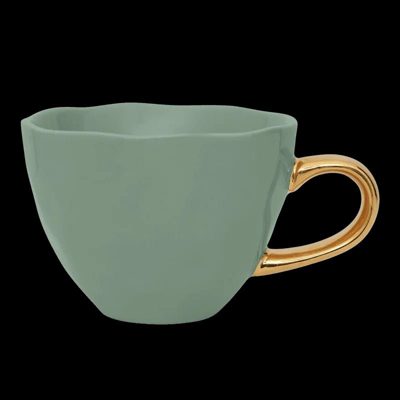 Tasse Cappuccino / Thé Ø11 cm - Jade Sheen (lot de 4) - Caldeira