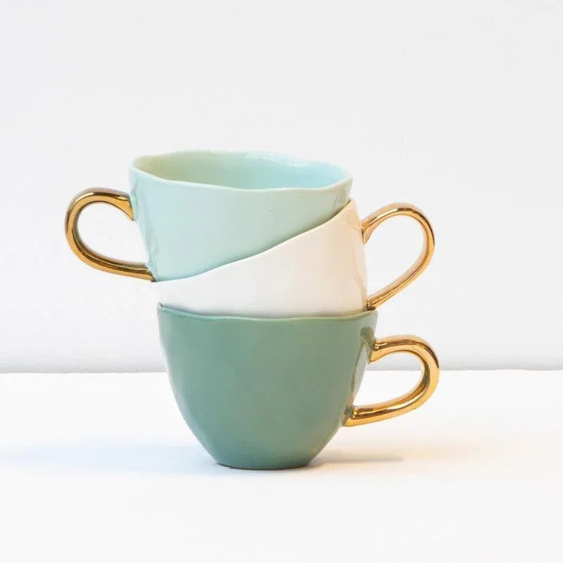 Tasse Cappuccino / Thé Ø11 cm - Jade Sheen (lot de 4) - Caldeira