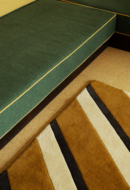 Teklan - Diagonal - Wool - Rug - Sand - Maison Caldeira