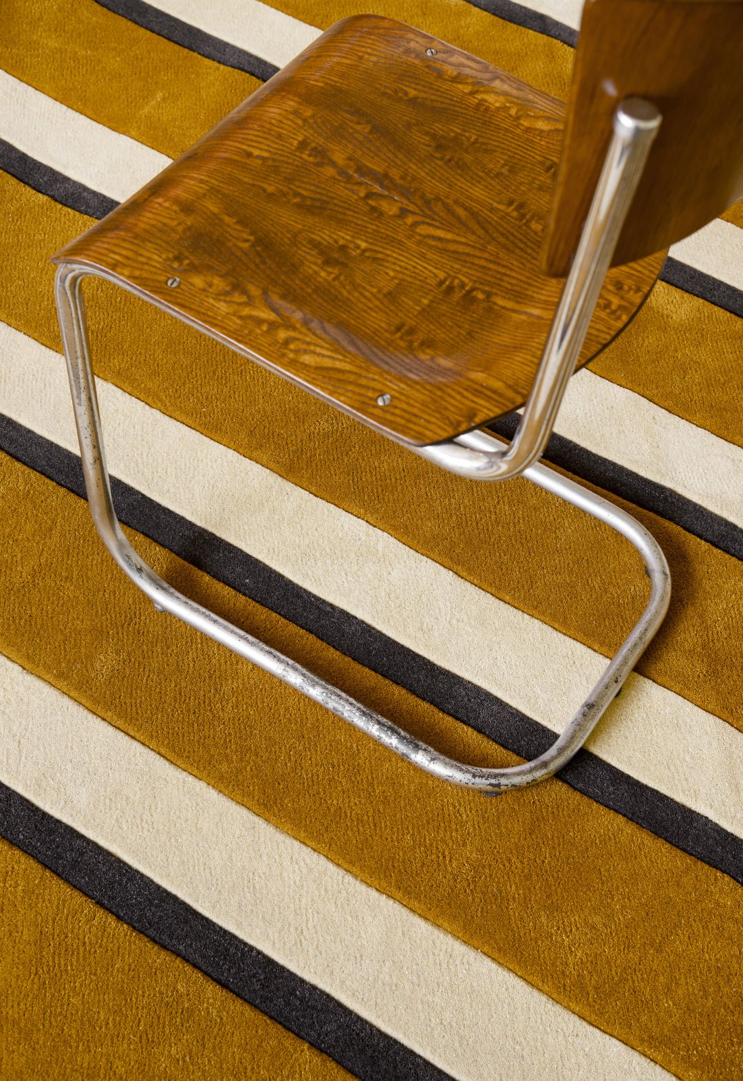 Teklan - Diagonal - Wool - Rug - Sand - Maison Caldeira