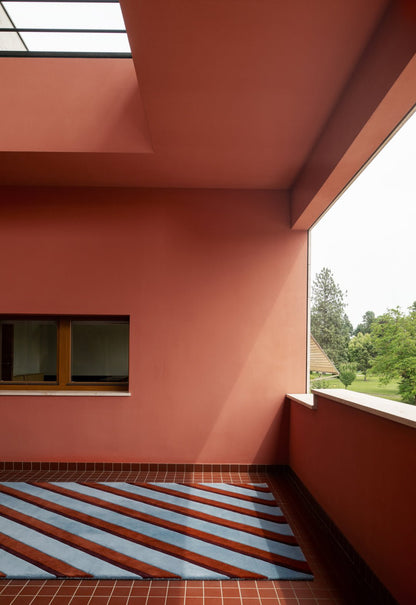 Teklan - Diagonal - Wool - Rug - Sky - Maison Caldeira