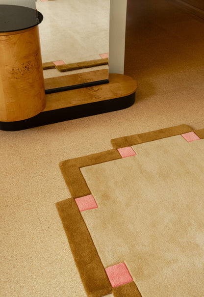 Teklan - Fregio - Wool - Rug - Butter - Blossom - Maison Caldeira