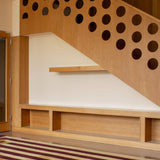 Teklan - Labyrinth - Wool - Rug - Mulberry - Sand - Maison Caldeira