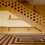 Teklan - Labyrinth - Wool - Rug - Mulberry - Sand - Maison Caldeira
