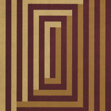 Teklan - Labyrinth - Wool - Rug - Mulberry - Sand - Maison Caldeira