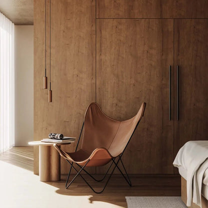 Suspension Tura en cuir marron  - Maison Caldeira