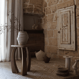 Vase Alfonso en Grès Sculpté - blanc - Maison Caldeira