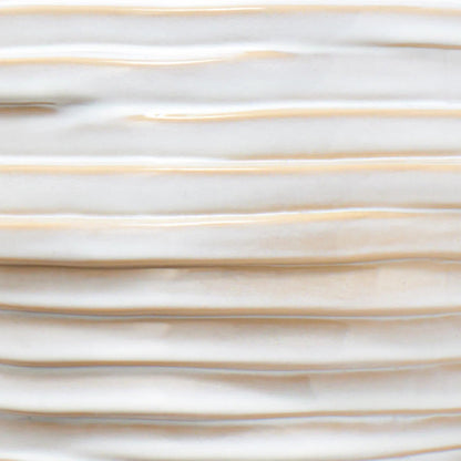 Vase Alfonso en Grès Sculpté - blanc - Projects123A - Méditerranée - Maison Caldeira