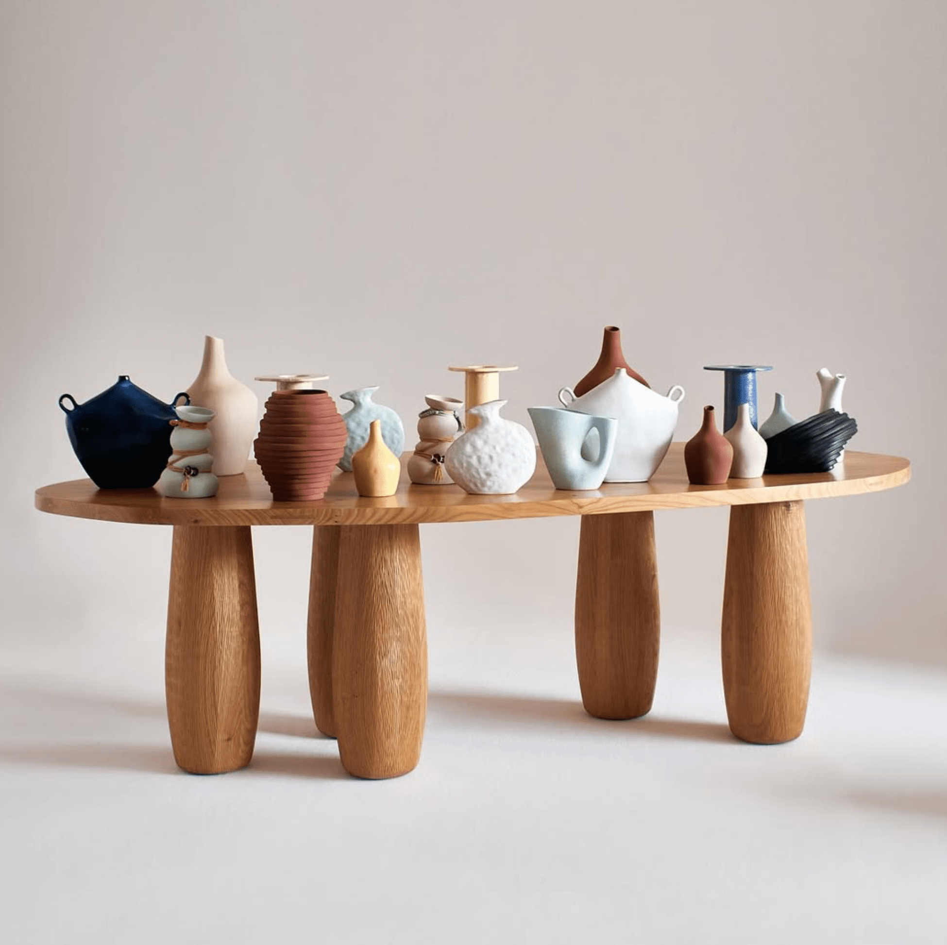 Vase Alfonso en Grès Sculpté - Brique - Projects123A - Méditerranée - Maison Caldeira