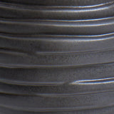 Vase Alfonso en Grès Sculpté - Noir - Maison Caldeira