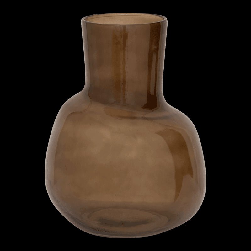Vase Arya centre - ville marron - Caldeira