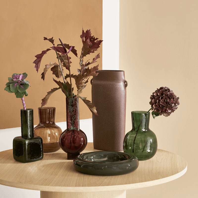 Vase Arya centre - ville marron - Caldeira