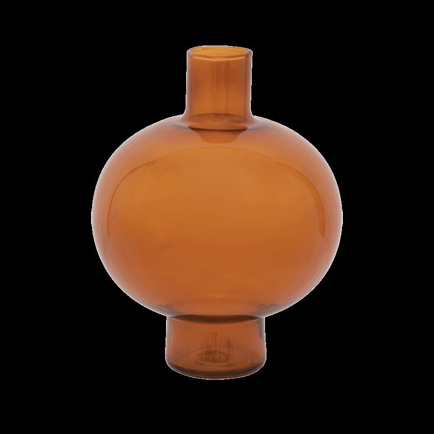 Vase en verre recyclé rond - Caldeira