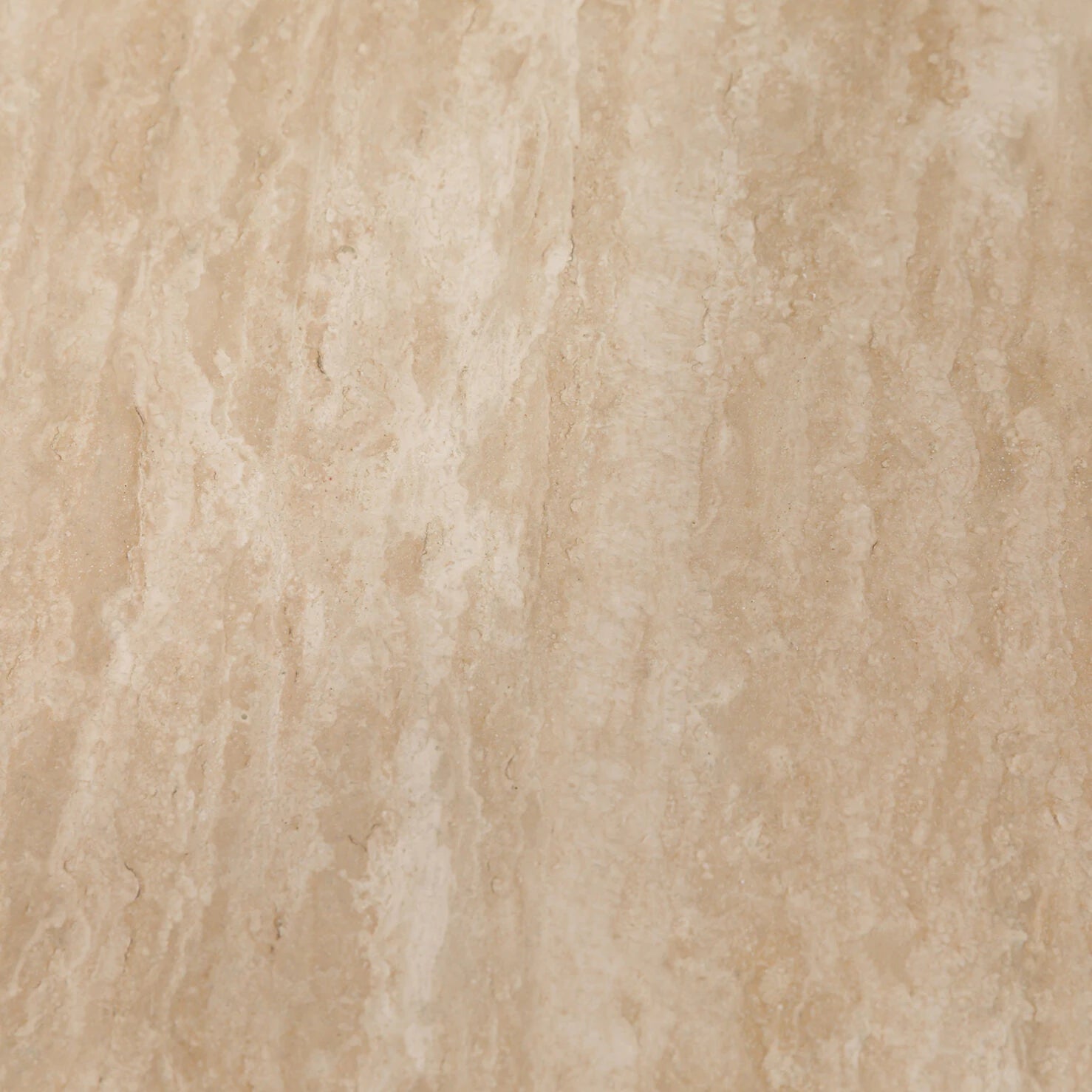 Verona Travertine Side Table – Pure White Lines - Caldeira