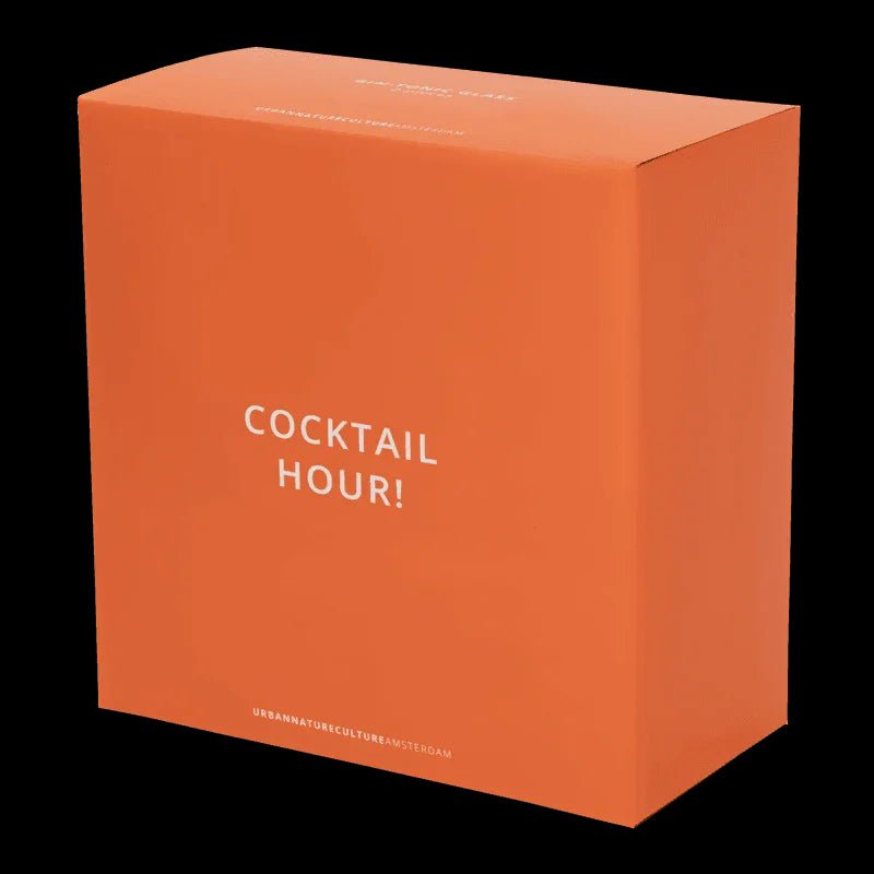 Verre à cocktail gin - tonic, lot de 2, dans un coffret cadeau - Caldeira