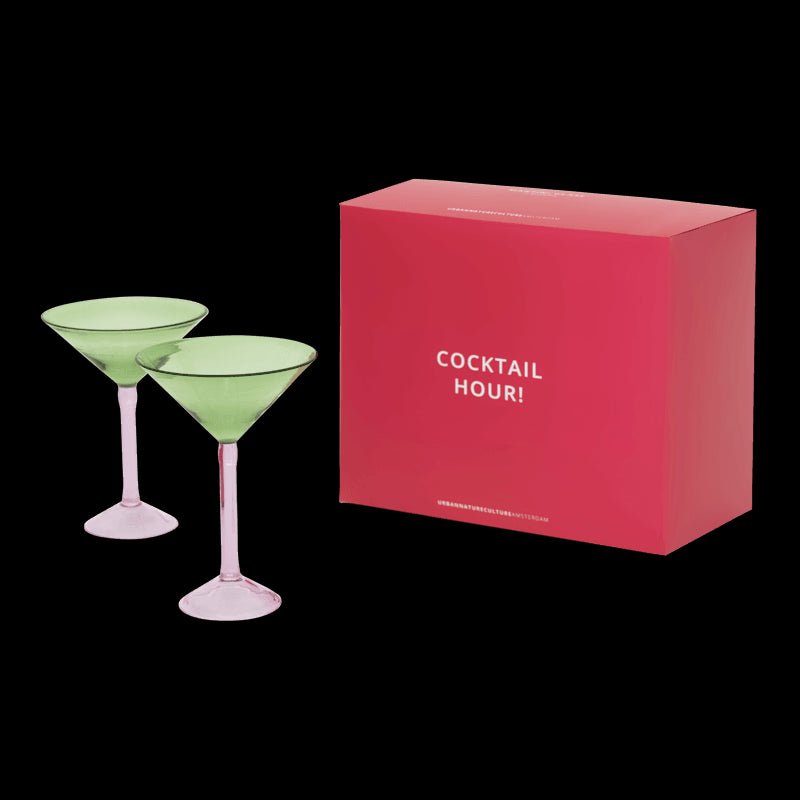 Verre à cocktail Martini, ensemble de 2, dans un coffret cadeau - Caldeira
