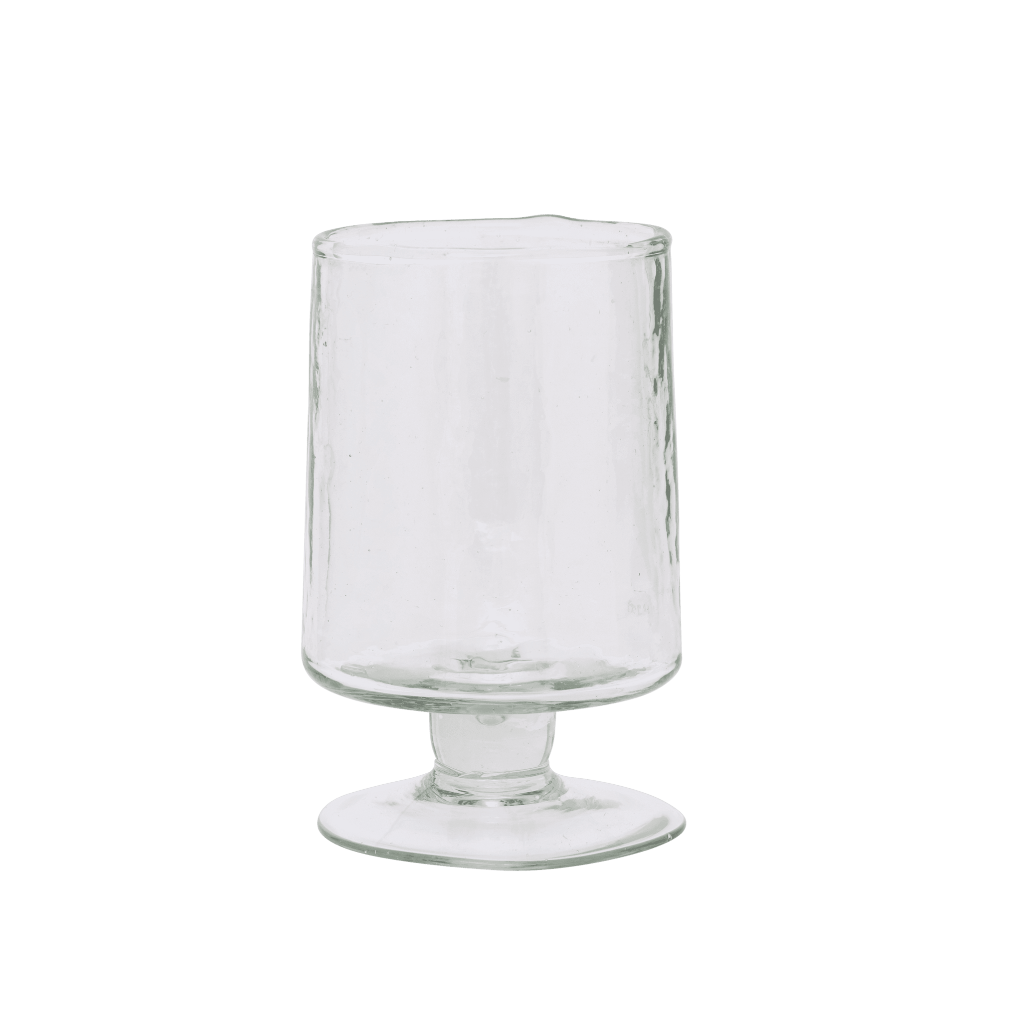 Verre à vin martelé transparent (lot de 4) - Caldeira