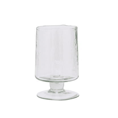 Verre à vin martelé transparent (lot de 4) - Caldeira
