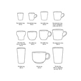 Verrerie des années 70 : Verres à thé - Maison Caldeira
