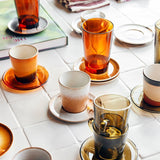 Verrerie des années 70 : Verres à thé - Maison Caldeira