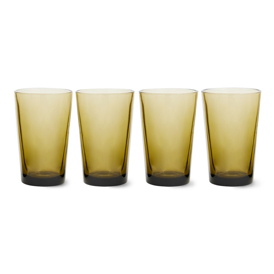 Verrerie des années 70 : Verres à thé - Maison Caldeira