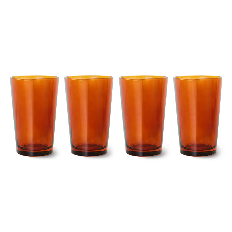 Verrerie des années 70 : Verres à thé - Maison Caldeira